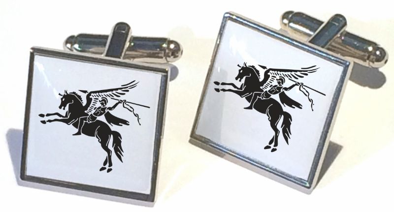 Boxed Set Square Silver Cufflinks